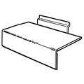 Clear Slatwall Shelf (10"x6")